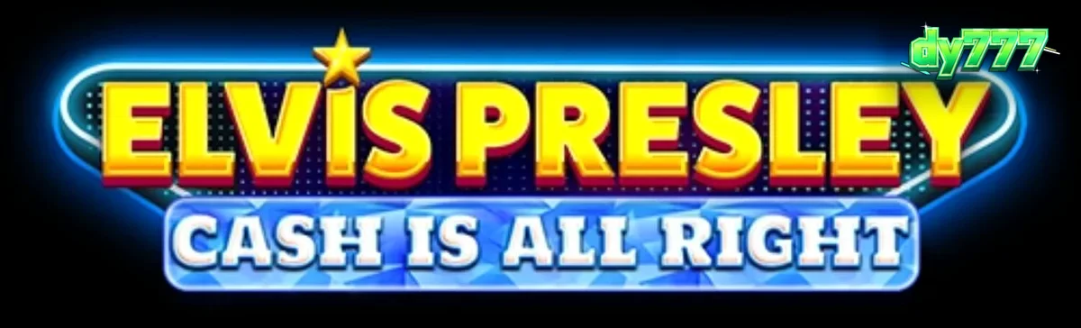 Painel de jogo neon de Elvis Presley: Cash is All Right
